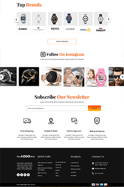 Hosting Company Layout Preview