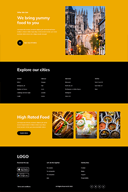 Hosting Company Layout Preview